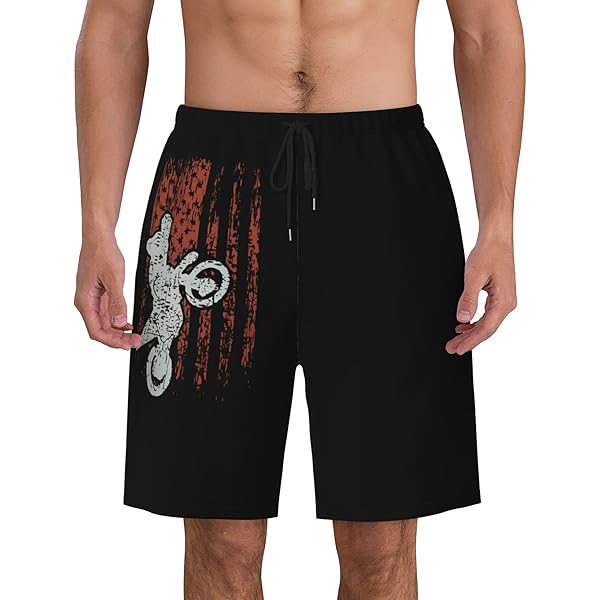 V LONVOY Occult Sigil of Lucifer Satanic Mens Swim Trunks Quick